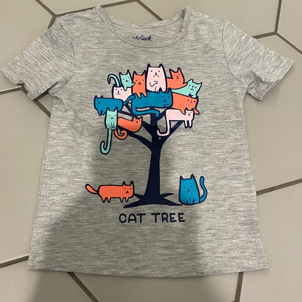 Cat & Jack Toddler Girls 2 Piece Cat Pajamas 18M
